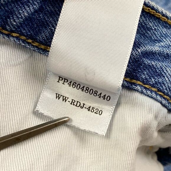 Everlane Women's The 90's Checky Straight Fit Cropped Jeans   |  Size:  25 - Picture 13 of 14